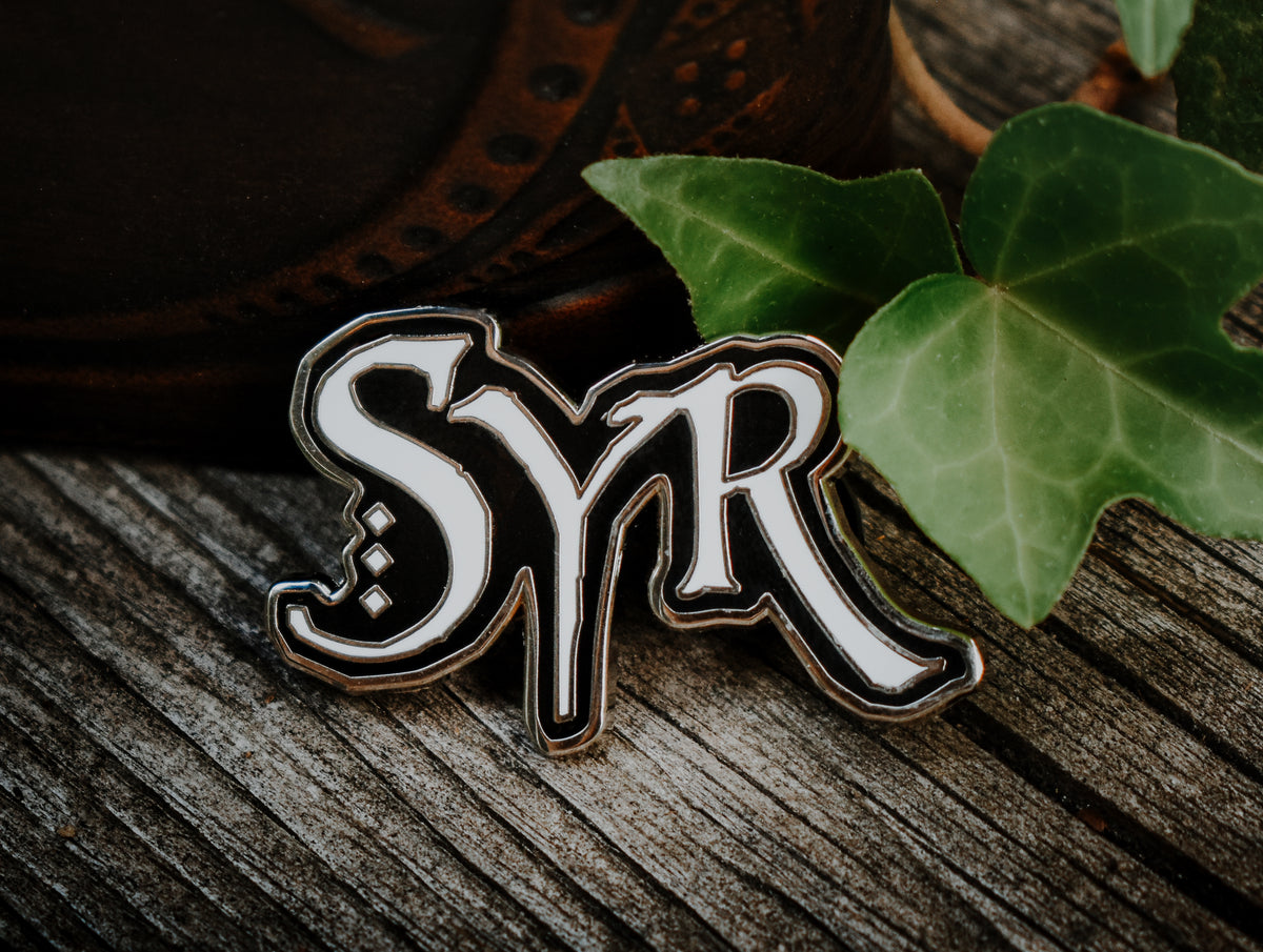 Silver Syr Enamel Pin