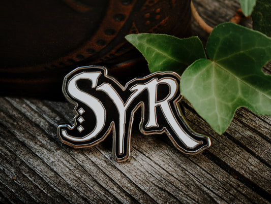 Silver Syr Enamel Pin