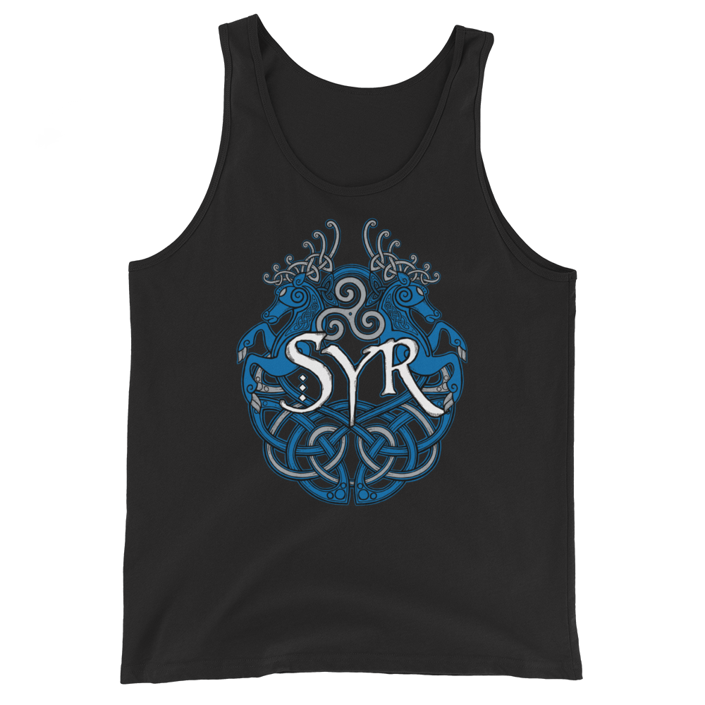 Syr - Woad Stags Unisex Tank Top