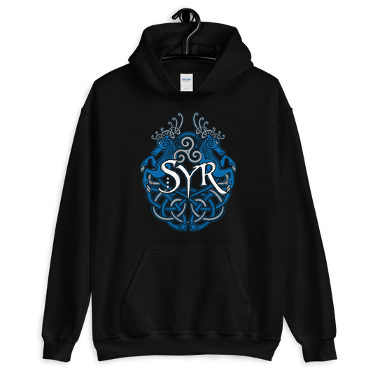 Woad Stags Pullover Hoodie